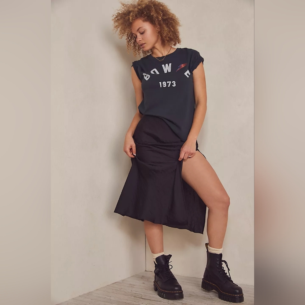 Free People Sweet Talker Half Slip Size XS Black